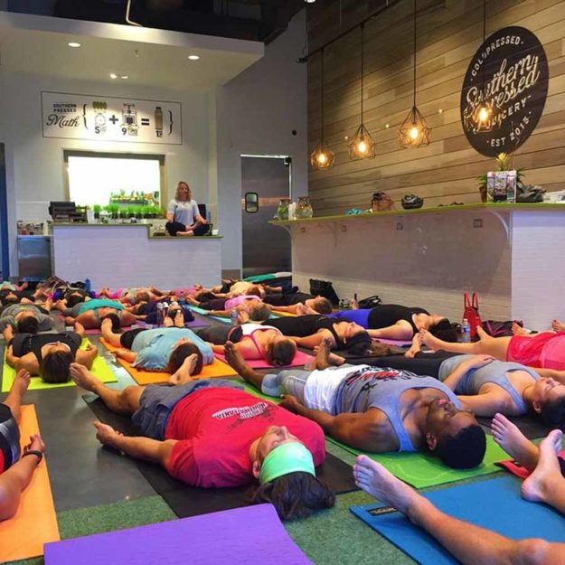 Southern Pressed Juicery: Yoga Class